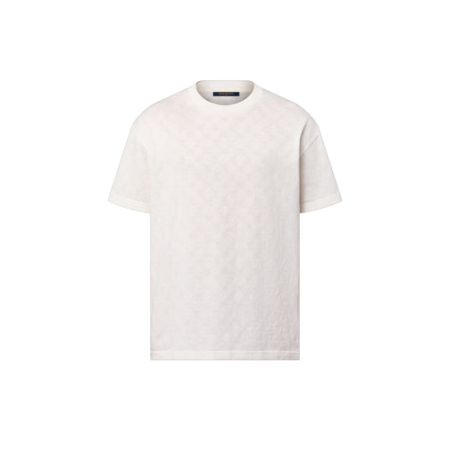 LOUIS VUITTON 1AFQ49 Men's Monogram Fil Coupe Cotton T-Shirt | 路易威登 男裝T裇 (白色) - LondonKelly 英國名牌代購