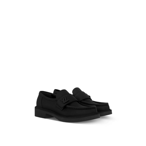 LOUIS VUITTON 1ADACF Academy Flat Loafers | 路易威登 樂福鞋 (黑色)