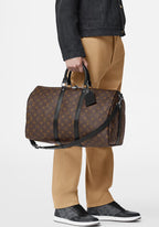 LOUIS VUITTON M56711 Keepall Bandouliere 45 | 路易威登 旅行袋 (黑色)