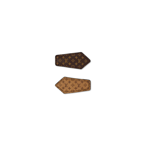 LOUIS VUITTON M02185 LV Backstage Mini Hair Clips | 路易威登 髮夾 (啡色)