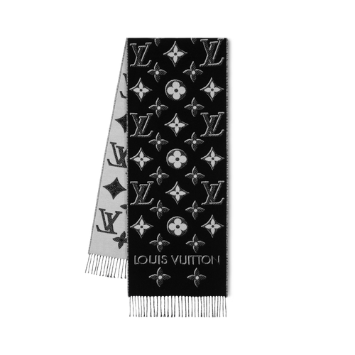 LOUIS VUITTON M78159 Essential Shine Scarf | 路易威登 頸巾 (多色) - LondonKelly 英國名牌代購 Noir