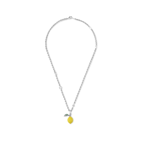 LOUIS VUITTON M01772 LV Fruits Limon Pendant | 路易威登 頸鏈 (銀色)