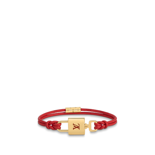 LOUIS VUITTON M8139E LV Padlock Bracelet | 路易威登 手帶 (Red)