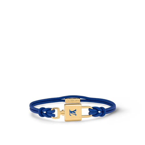 LOUIS VUITTON M8139E LV Padlock Bracelet | 路易威登 手帶 (Blue)