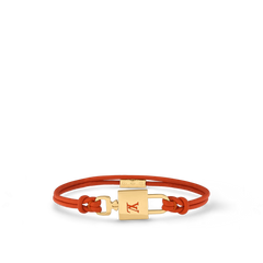 LOUIS VUITTON M8139E LV Padlock Bracelet | 路易威登 手帶 (Orange)
