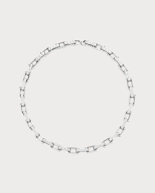 LOUIS VUITTON M00307 Men's Monogram Chain Necklace | 路易威登 男仕頸鏈 (銀色) - LONDONKELLY 英國名牌代購