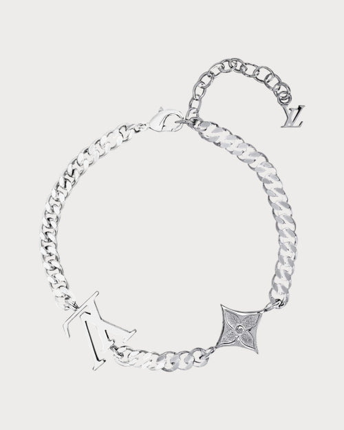 LOUIS VUITTON M00508 Men's LV Instinct Bracelet | 路易威登 男仕手链 (银色) - LONDONKELLY 英国名牌代购