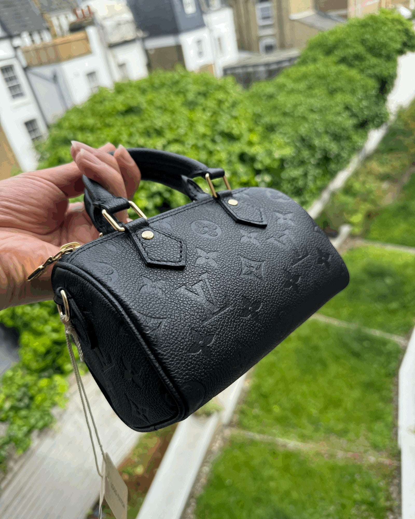 LOUIS VUITTON  ナノ･スピーディ･M82450 LOUIS VUITTON モノグラム アンプラント ナノ スピーディ M82450