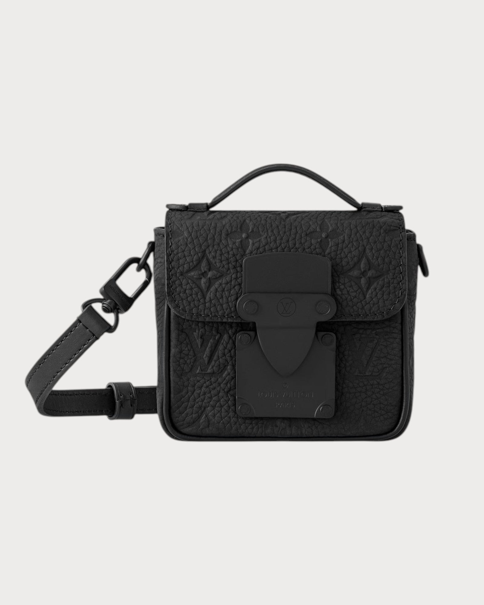 路易威登M83148 男仕Pico S-lock Bag Monogram帆布手袋(黑色