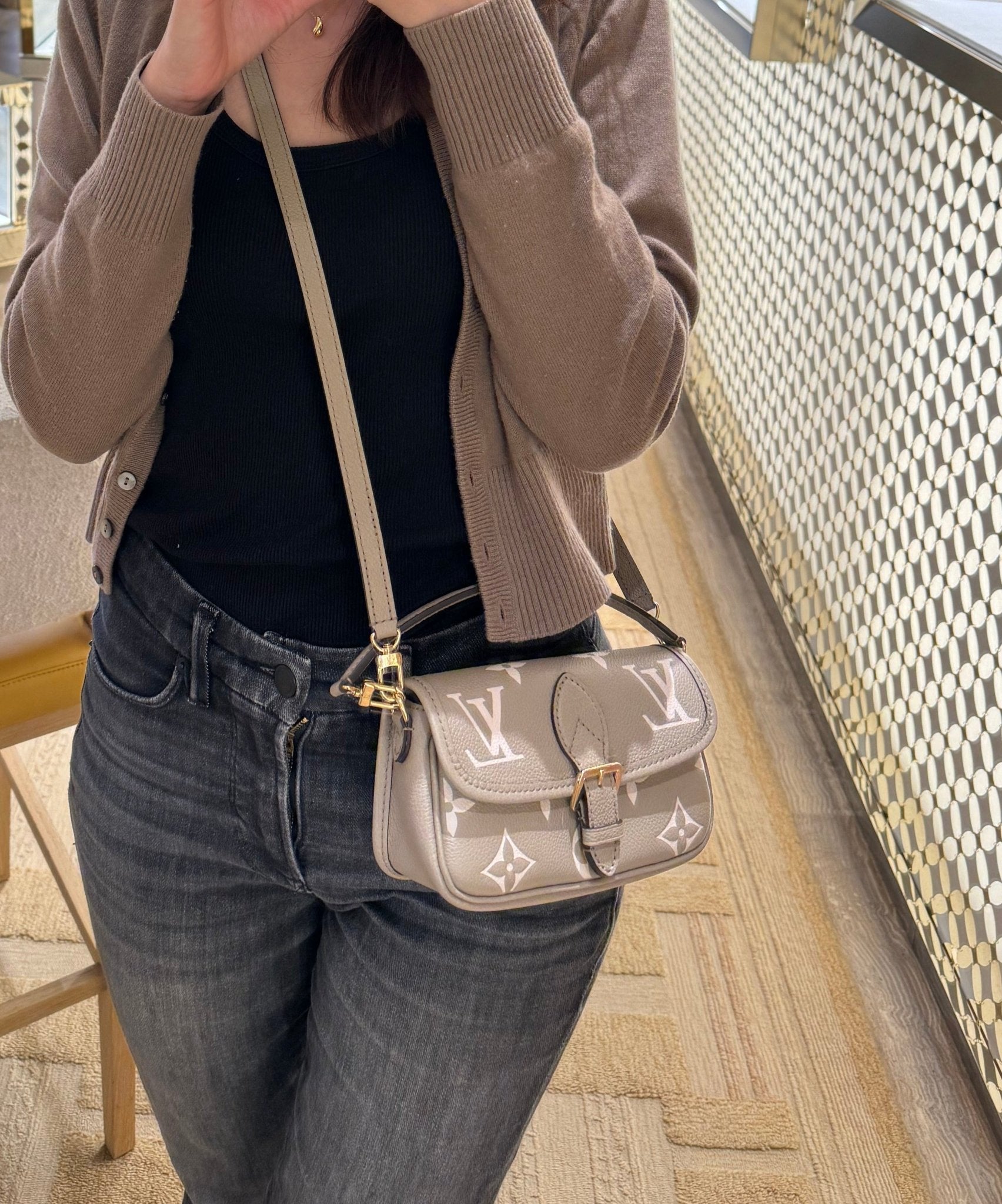 LOUIS VUITTON M83300 Nano Diane | Louis Vuitton mini handbag (grey) – LondonKelly 英國名牌代購