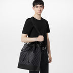 LOUIS VUITTON M46693 Men's Maxi Noé Sling Bag | Louis Vuitton Men's Handbag (Black)