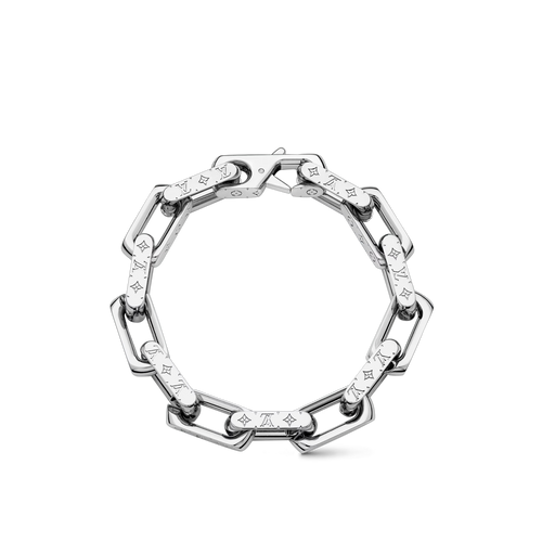 LOUIS VUITTON M00308 Monogram Chain Bracelet | 路易威登 男仕手鏈 (銀色)