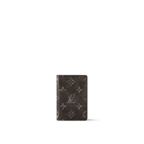 LOUIS VUITTON M11635 Men's Pocket Organiser Brushed Monogram | 路易威登 男仕銀包 (黑色)