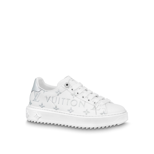 LOUIS VUITTON 1AAVVA Time Out Trainers Silver | 路易威登 女仕波鞋 (白銀色)