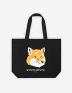 MAISON KITSUNE Fox Head Tote Bag | 小狐狸 手提袋 (黑色) - LondonKelly 英國名牌代購