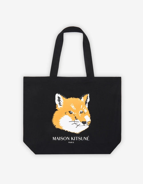 MAISON KITSUNE Fox Head Tote Bag | 小狐狸 手提袋 (黑色) - LondonKelly 英國名牌代購
