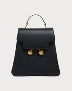 MARNI Black Leather Trunkaroo Backpack | 玛尼 背囊 (黑色) - LONDONKELLY 英国名牌代购