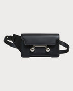MARNI Black Leather Trunkaroo Crossbody Bag(Black) - LONDONKELLY 英国名牌代购