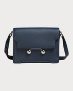 MARNI Deep Blue Leather Trunkaroo Shoulder Bag(Medium/Dark Blue) - LONDONKELLY 英国名牌代购