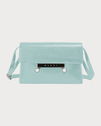 MARNI Green Craquelé Patent Leather Envelope Bag(Small/Green) - LONDONKELLY 英国名牌代购
