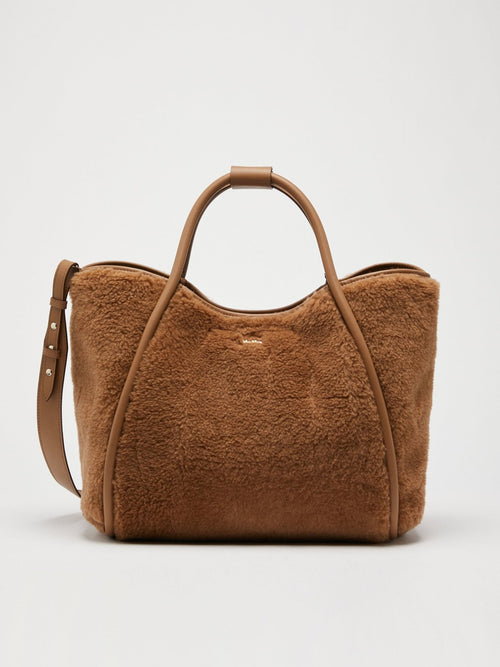 MAX MARA Medium Teddy Fabric Bag | 麥絲瑪拉 手袋 (啡色) - LondonKelly 英國名牌代購