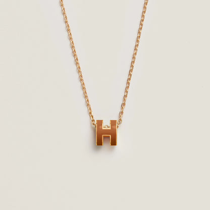 HERMES Gold Mini Pop H Necklace | 愛馬仕 頸鏈 (New Gold)