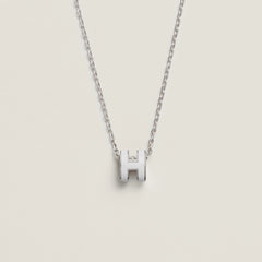 HERMES Mini Pop H Necklace | 愛馬仕 頸鏈 (迷你/白色/Blanc)