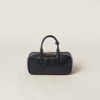 MIU MIU Leather Top Handle Bag Black | 繆繆 手袋 (Black)