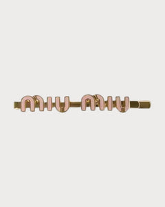 MIU MIU Enameled Metal Hair Clip | 缪缪 发夹 (多色) - LONDONKELLY 英国名牌代购