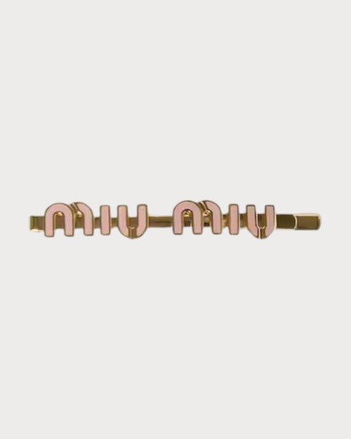 MIU MIU Enameled Metal Hair Clip | 缪缪 发夹 (多色) - LONDONKELLY 英国名牌代购