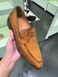 MIU MIU Leather Loafers(2 Colors) - LONDONKELLY 英國名牌代購