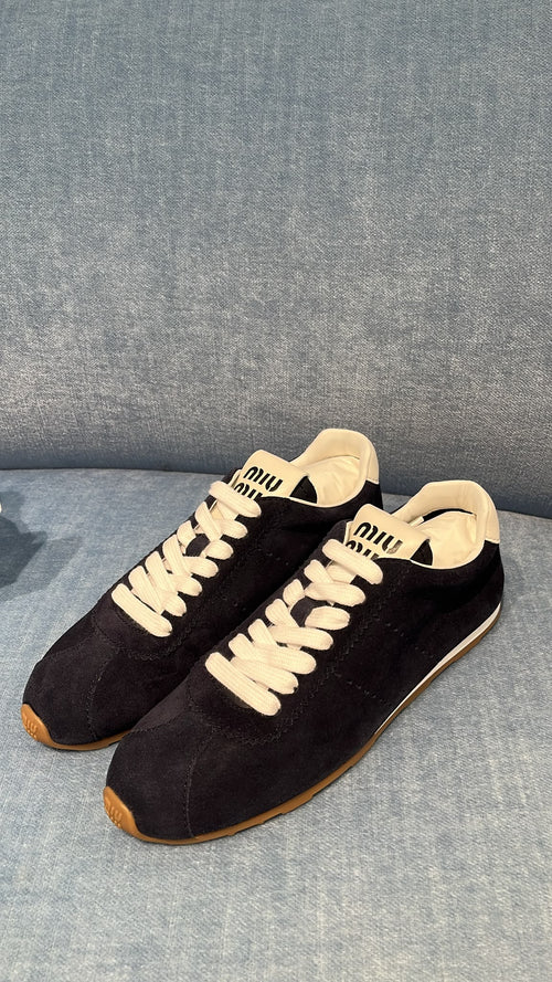 MIU MIU Plume Suede Sneakers(Many) - LONDONKELLY 英國名牌代購