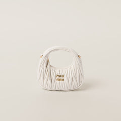 MIU MIU Wander Matelasse Nappa Leather Hobo Mini-Bag | 繆繆 迷你手袋 (多色) - LondonKelly 英國名牌代購