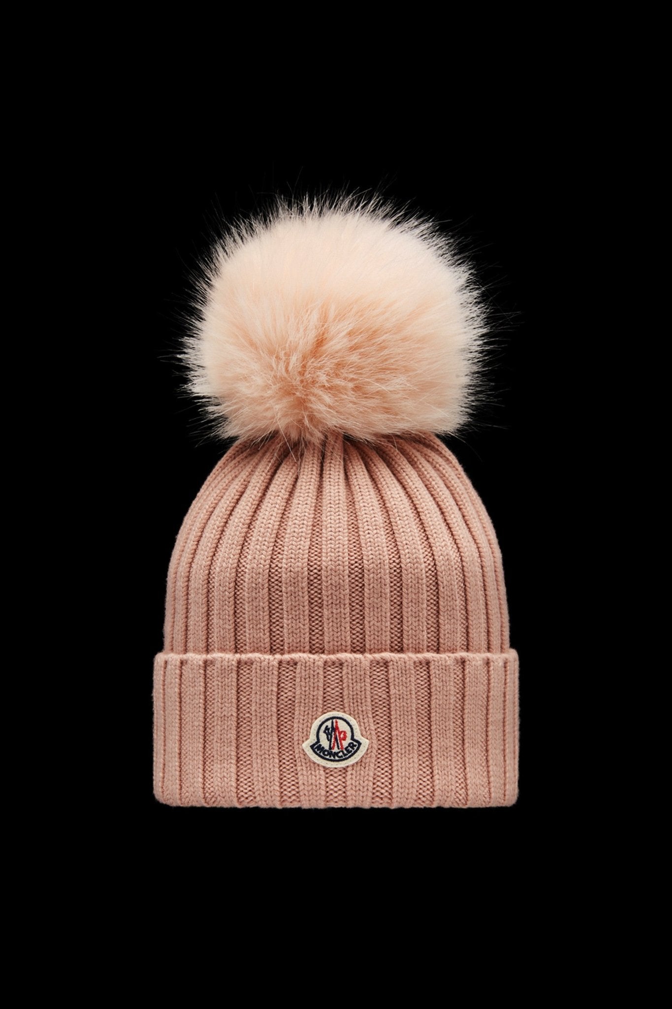 MONCLER Beanie with Pom Pom