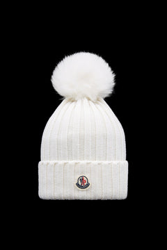 MONCLER Beanie with Pom Pom | 盟可睐 冷帽 (多色) - LondonKelly 英國名牌代購