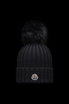 MONCLER Beanie with Pom Pom | 盟可睐 冷帽 (多色) - LondonKelly 英國名牌代購