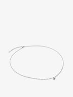 MONICA VINADER Essentials Large Lab - Grown Diamond Sterling Silver Necklace | 頸鏈 (銀色) - LondonKelly 英國名牌代購