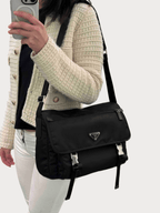 PRADA 1BD671 Shoulder Bag Nylon(Medium/Black) - LONDONKELLY 英國名牌代購