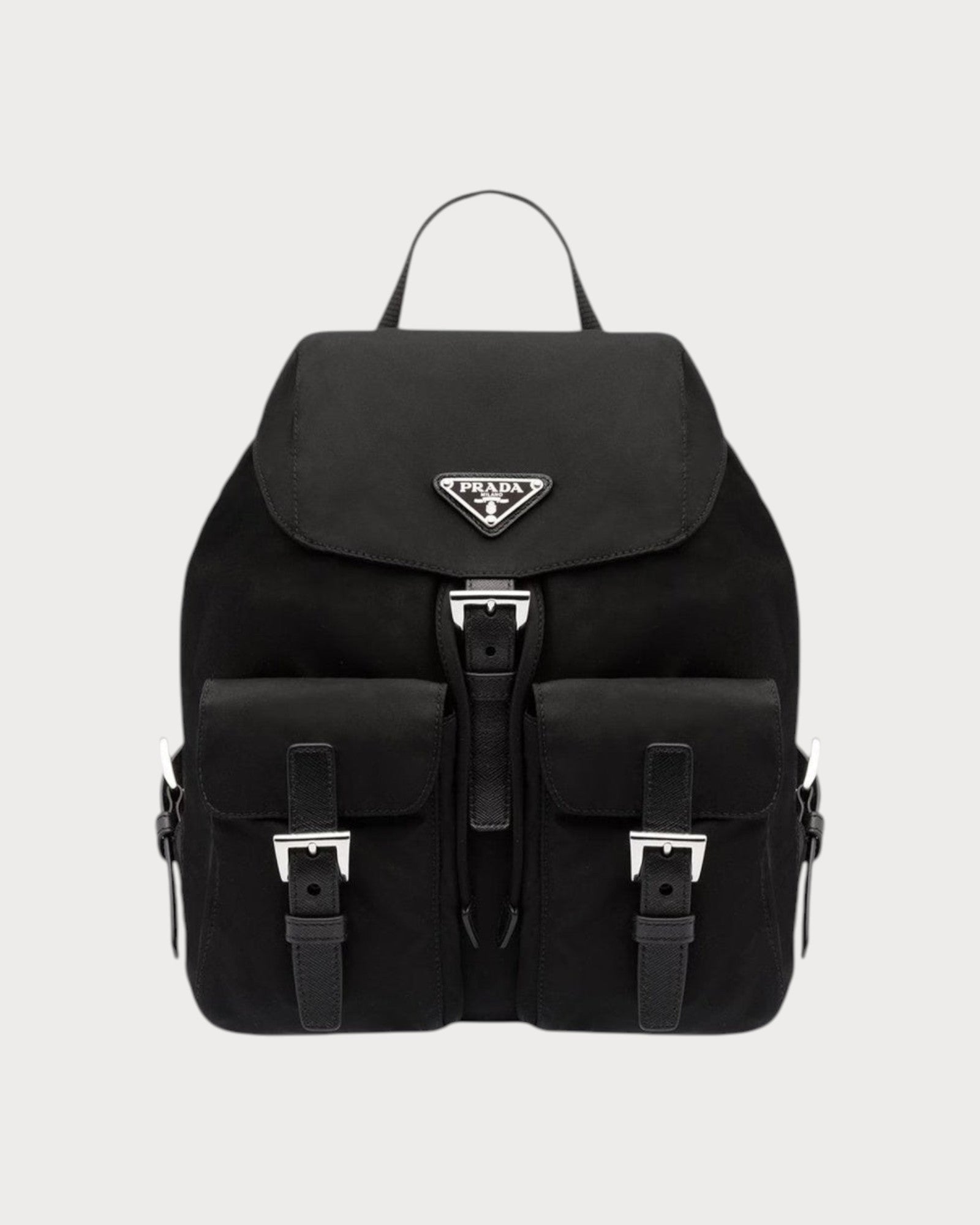 PRADA 1BZ677 Re-Nylon Backpack(Small/Black) | LONDONKELLY