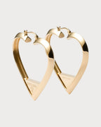 PRADA 1IO148 Metal Heart Earrings | 普拉達 心型耳環 (金色) - LONDONKELLY 英國名牌代購