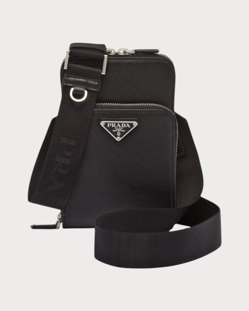 PRADA 2ZH126 Men's Smartphone Case | 普拉達 男仕手機袋 (黑色) - LONDONKELLY 英國名牌代購