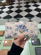 PRADA Large Printed Saffiano Leather Wallet | 普拉達 長銀包 (白色) - LondonKelly 英國名牌代購