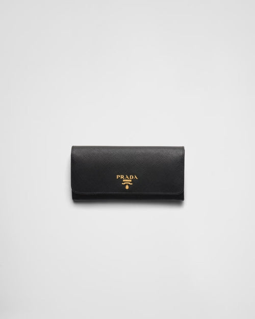 PRADA Large Saffiano Leather Wallet | 普拉達 長銀包 (黑色) - LondonKelly 英國名牌代購