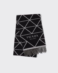 PRADA Men's Double Cashmere Scarf | 普拉達 男仕頸巾 (多色) - LondonKelly 英國名牌代購