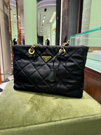 PRADA Re-Edition 1995 Chaîne Large Re-Nylon bag | 普拉達 手袋 (大碼/黑色) - LondonKelly 英國名牌代購