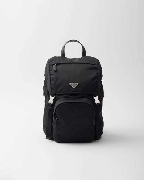 PRADA Re - Nylon and Saffiano Leather Backpack | 普拉達 男仕背囊 (黑色) - LondonKelly 英國名牌代購