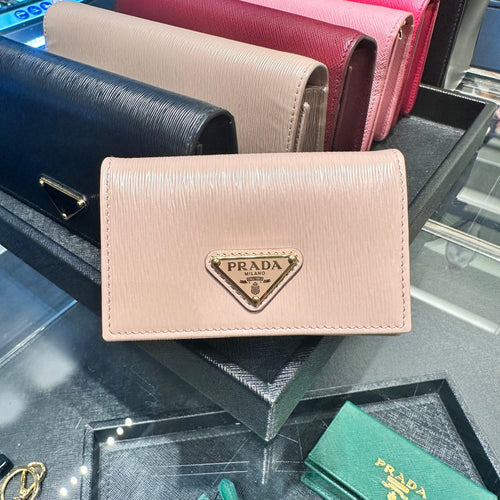 PRADA Small Card Holder Wallet | 普拉達 卡套銀包 (粉紅色) - LondonKelly 英國名牌代購
