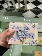 PRADA Small Printed Saffiano Leather Wallet | 普拉達 銀包 (白色) - LondonKelly 英國名牌代購