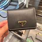 PRADA Tri Folded Wallet | 普拉達 三摺銀包 (黑色) - LondonKelly 英國名牌代購