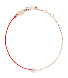 REDLINE Rose Gold and Diamond So Pure Bracelet | 紅繩 手鏈 (0.2CT/多色) - LondonKelly 英國名牌代購